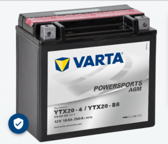 Varta Moto AGM 18 Ah YTX20L-BS
