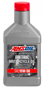 Amsoil Synthetic Metric Motorcycle Oil 15W50 946 ml