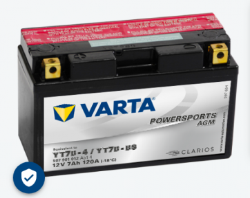 Varta Moto AGM 7 Ah YT7B-BS