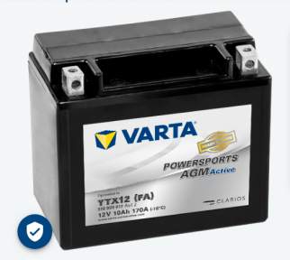 Varta Moto AGM 10 Ah YTX12-FA