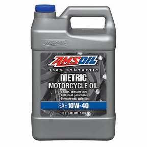 Amsoil Synthetic Metric Motorcycle Oil 10W40 3.78 L 