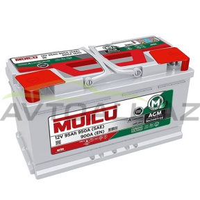 Mutlu Aku 95 Ah R+ AGM