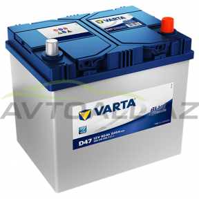 Varta 60 Ah R+  D47 Asia 