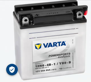 Varta Moto 9 Ah  YB9-B