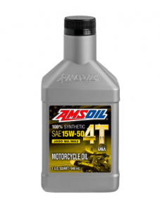 Amsoil Synthetic 4T Performance Motorcycle Oil 15W50 946 ml