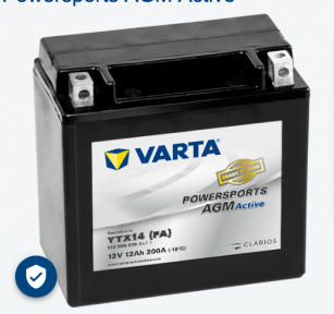 Varta Moto AGM 12 Ah YTX14-FA