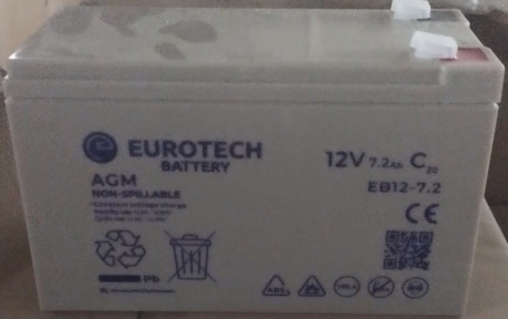 Eurotech EB12 7.2 Ah UPS