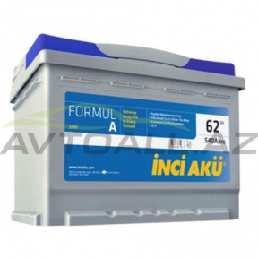 Inci Aku 62 Ah  R+ FormulA