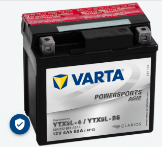 Varta Moto AGM 4 Ah YTX5L-BS