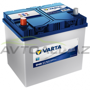 Varta 60 Ah  L+  D48 Asia