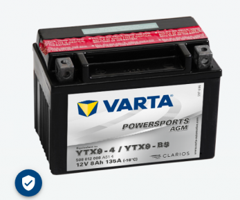 Varta Moto AGM 8 Ah YTX9-BS