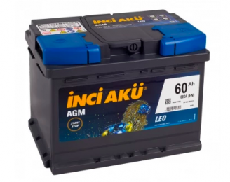 Inci Aku 60 Ah R+ AGM