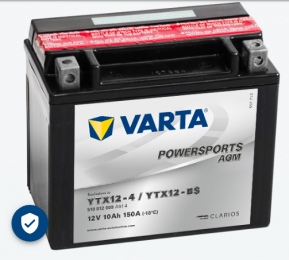 Varta Moto AGM 10 Ah YTX12-BS